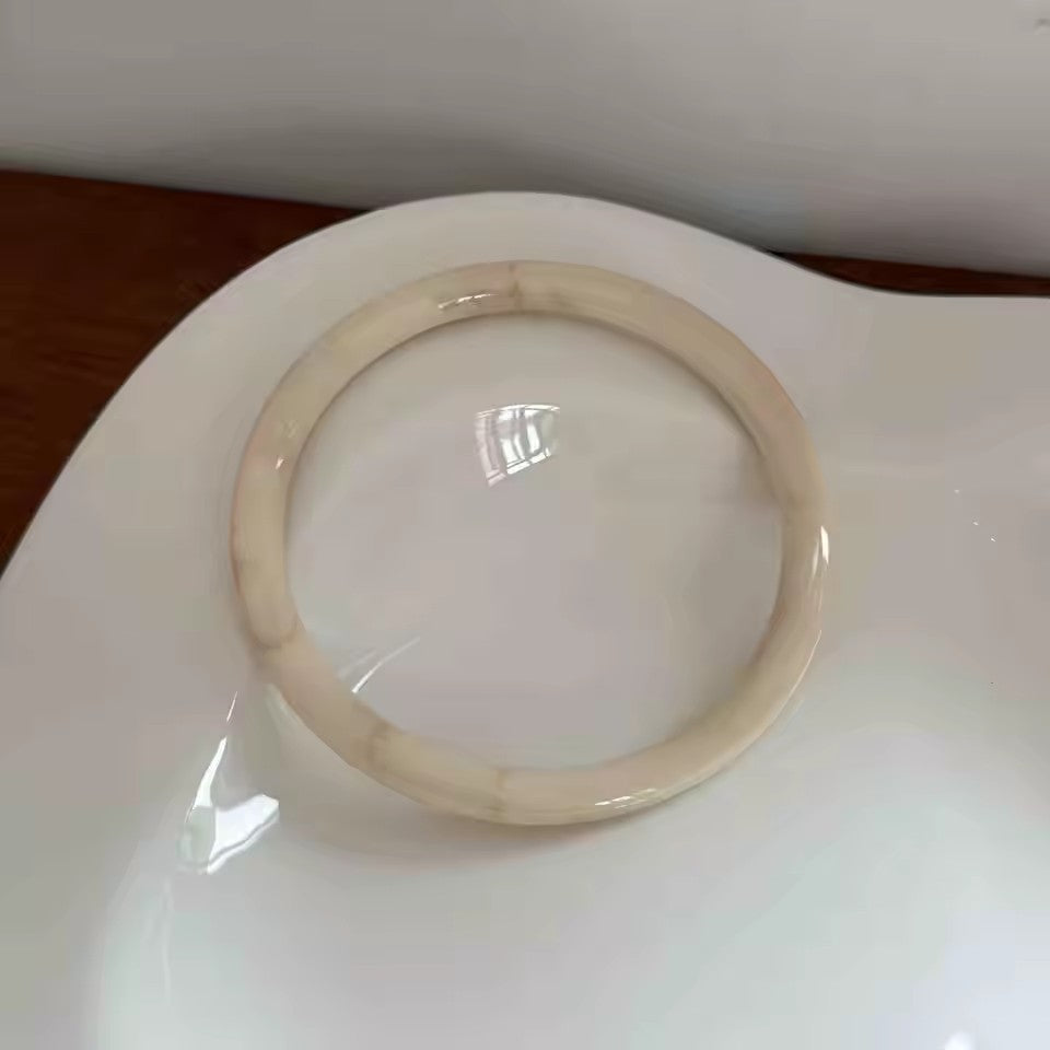Retro brown marble-look bangle