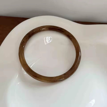 Retro Brown Resin  Acrylic Marble Bangles